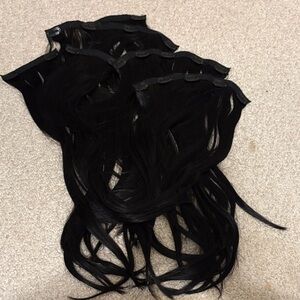 Zala (Now Luxy) Clip In’s Jet Black Hair Extensions 22 inches